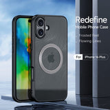 Dux Ducis iPhone 16 Plus -suojakuori Aimo Series MagSafe Musta