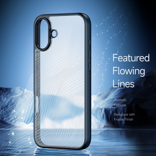 Dux Ducis iPhone 16 Plus -suojakuori, Aimo-sarja, musta