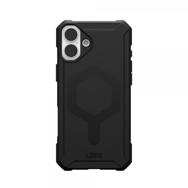 Urban Armor Gear (UAG) iPhone 16 Plus -suojakuori Essential Armor MagSafe, musta
