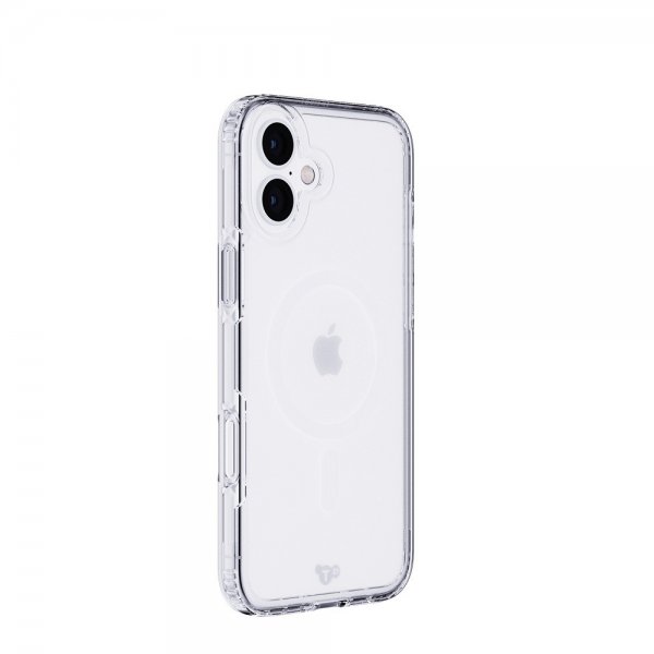 Tech21 iPhone 16 Plus -suojakuori EvoClear MagSafe, läpinäkyvä