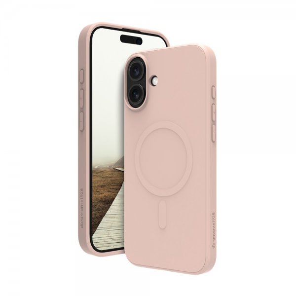 dbramante1928 iPhone 16 Plus -suojakuori Greenland Pro MagSafe Pink Sand