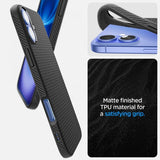 Spigen iPhone 16 Plus Kuori Liquid Air Mattamusta