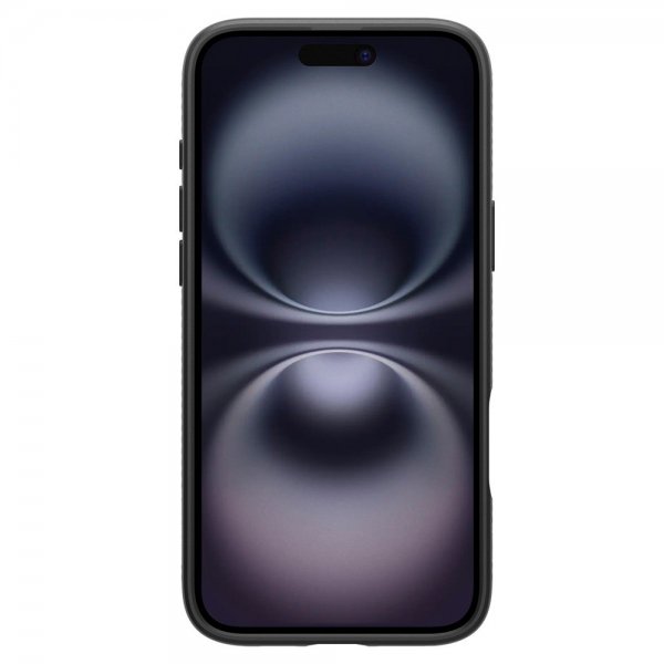 Spigen iPhone 16 Plus Kuori Liquid Air Mattamusta
