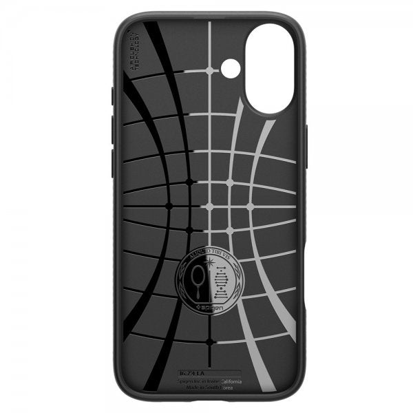 Spigen iPhone 16 Plus Kuori Liquid Air Mattamusta