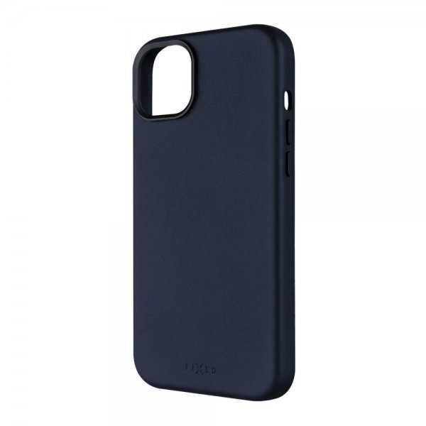Kiinteä iPhone 16 Plus -suojakotelo MagLeather, sininen