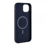 Kiinteä iPhone 16 Plus -suojakotelo MagLeather, sininen