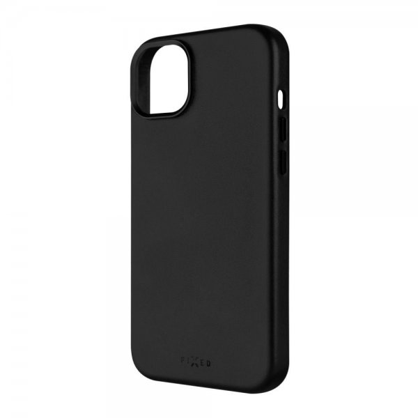 Fixed iPhone 16 Plus MagLeather -suojakuori, musta