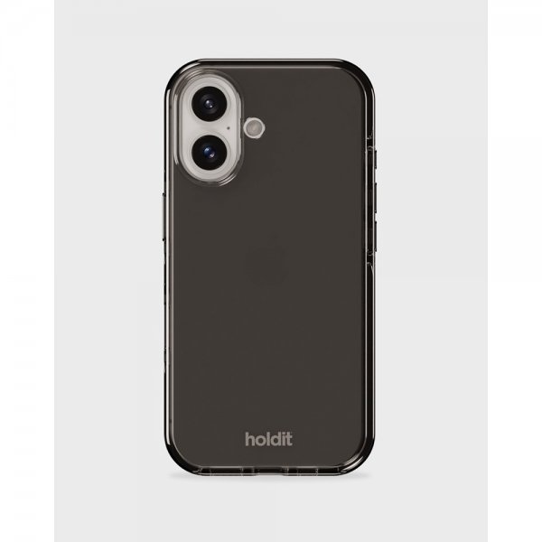 holdit iPhone 16 Plus -suojakuori Seethru Musta
