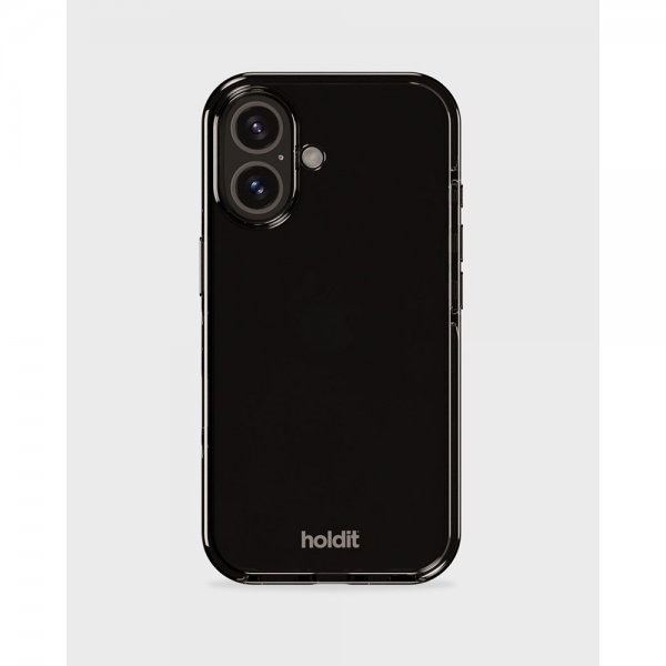 holdit iPhone 16 Plus -suojakuori Seethru Musta