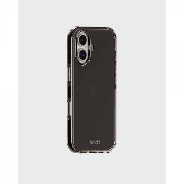holdit iPhone 16 Plus -suojakuori Seethru Musta