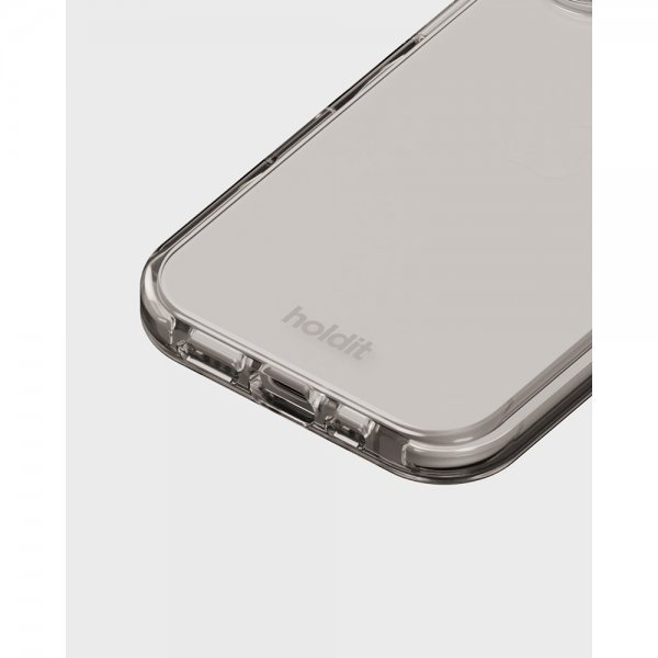 holdit iPhone 16 Plus -suojakuori, läpinäkyvä valkoinen