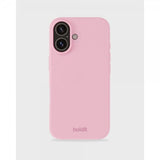 holdit iPhone 16 Plus Silikonikuori Vaaleanpunainen