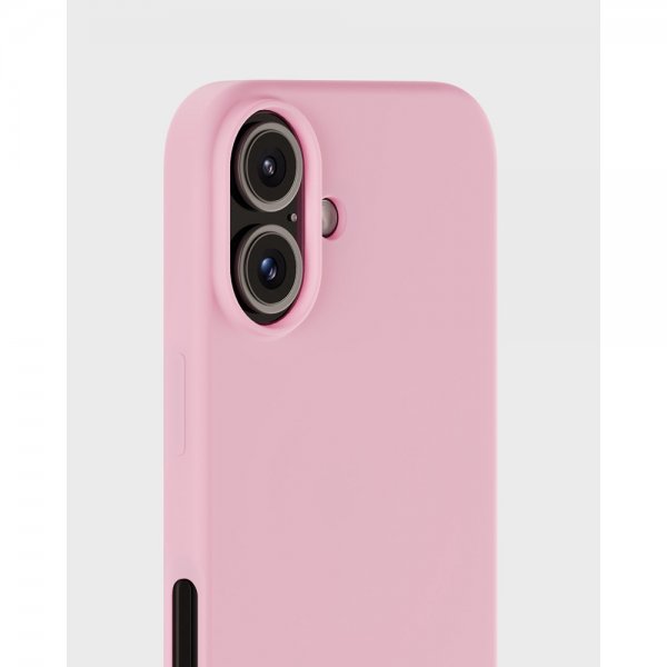 holdit iPhone 16 Plus Silikonikuori Vaaleanpunainen