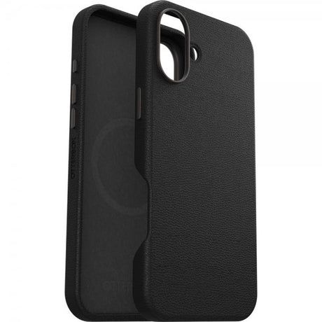 Otterbox iPhone 16 Plus -suojakuori Symmetry Cactus Leather MagSafe Noir Ash