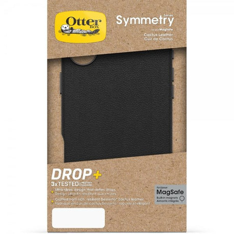 Otterbox iPhone 16 Plus -suojakuori Symmetry Cactus Leather MagSafe Noir Ash