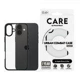 CARE by PanzerGlass iPhone 16 Plus Kuori Urban Combat Musta