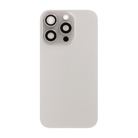 iPhone 16 Pron lasinen takakansi – luonnollinen titaani