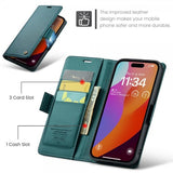 CaseMe iPhone 16 Pro Kotelo 023 Series Vihreä