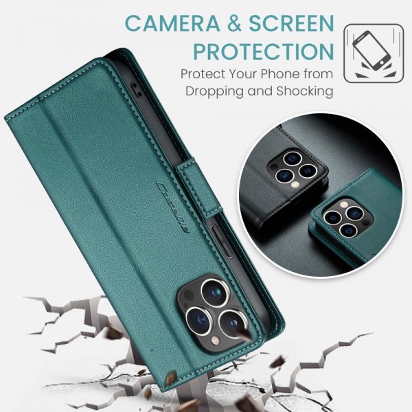 CaseMe iPhone 16 Pro Kotelo 023 Series Vihreä