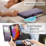 CaseMe iPhone 16 Pro -suojakuori, 023-sarja, violetti