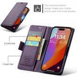 CaseMe iPhone 16 Pro -suojakuori, 023-sarja, violetti