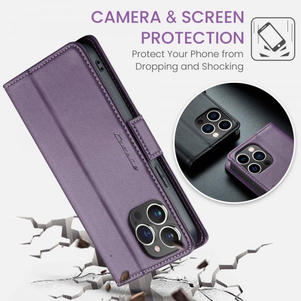 CaseMe iPhone 16 Pro -suojakuori, 023-sarja, violetti