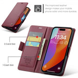 CaseMe iPhone 16 Pro -kuori 023 Series Punainen