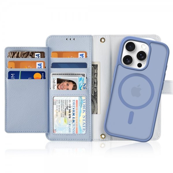 Dux Ducis iPhone 16 Pro -suojakuori 2-in-1 Lawa Series MagSafe, sininen