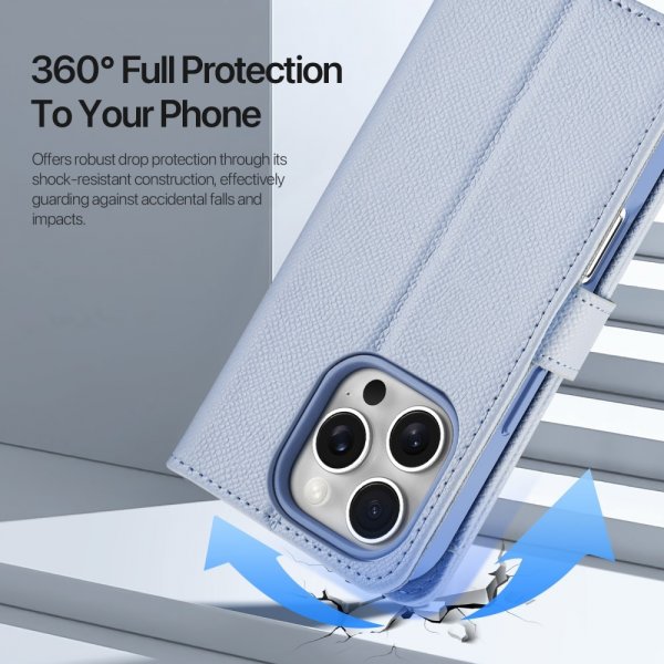 Dux Ducis iPhone 16 Pro -suojakuori 2-in-1 Lawa Series MagSafe, sininen