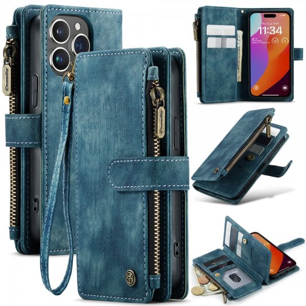 CaseMe iPhone 16 Pro Fodral C30 Series Sininen