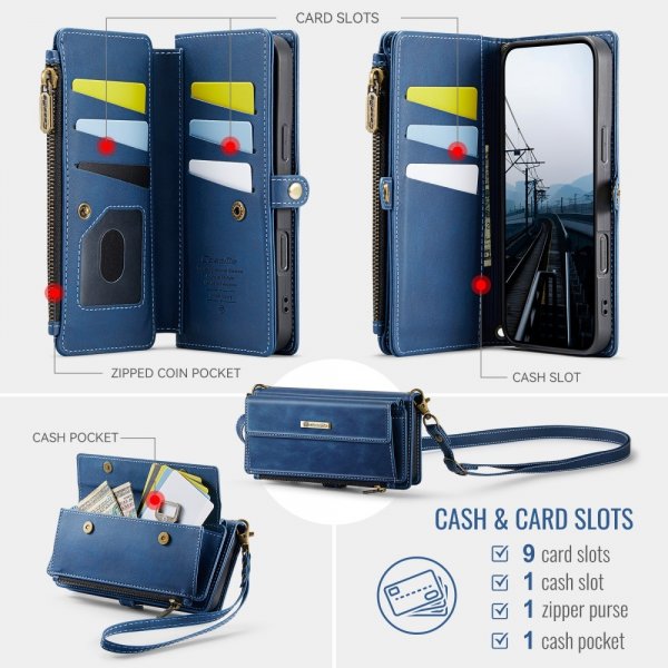 CaseMe iPhone 16 Pro C39 -sarjan kotelo, sininen