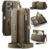 CaseMe iPhone 16 Pro C39-sarjan suojakotelo, ruskea