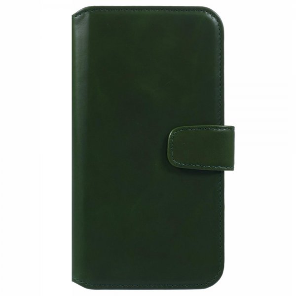 Nordic Covers iPhone 16 Pro Essential Leather Juniper Green -suojakotelo