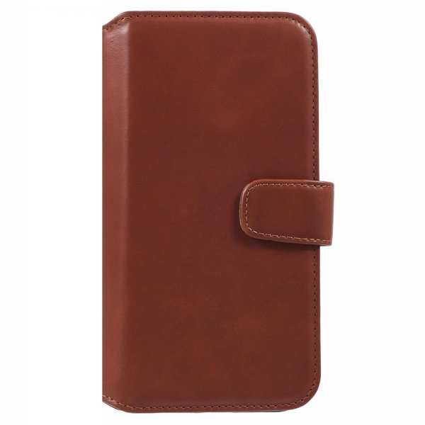 Nordic Covers iPhone 16 Pro Essential Leather Maple Brown -kotelo