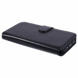 Nordic Covers iPhone 16 Pro Essential Leather -kotelo, Raven Black