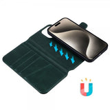 Nordic Covers iPhone 16 Pro -suojakuori MagLeather Juniper Green