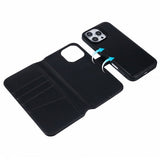 Nordic Covers iPhone 16 Pro -suojakuori MagLeather Raven Black