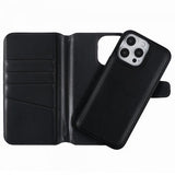 Nordic Covers iPhone 16 Pro -suojakuori MagLeather Raven Black