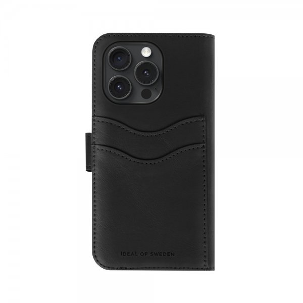 Ideal of Sweden iPhone 16 Pro Kotelo Magnet Wallet+ MagSafe Musta