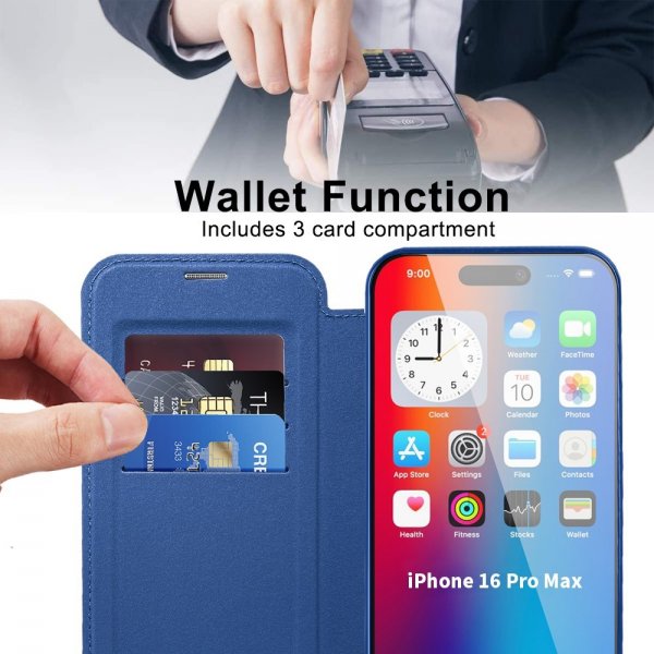 iPhone 16 Pro MagSafe Kuori Sininen