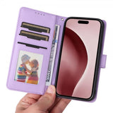 Betopnice iPhone 16 Pro -kuoret irrotettavalla kuorella 005 Violetti