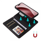 Betopnice iPhone 16 Pro -kuori irrotettavalla suojuksella 005 Musta