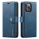 Dg.Ming iPhone 16 Pro -kotelo irrotettavalla kuorella, sininen