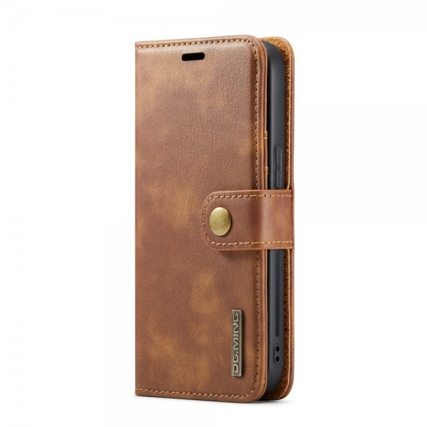 Dg.Ming iPhone 16 Pro Kotelo irrotettavalla kuorella Ruskea