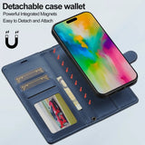 Lc.Imeeke iPhone 16 Pro -kotelo irrotettavalla kuorella L2 Series MagSafe sininen