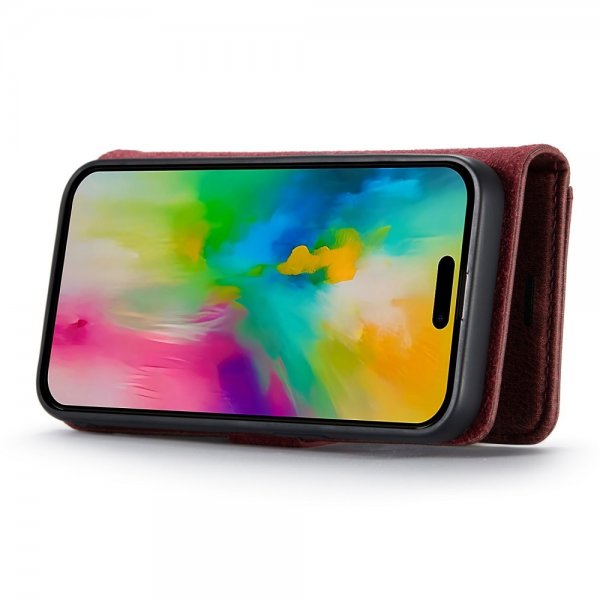 Dg.Ming iPhone 16 Pro -kotelo irrotettavalla kuorella, punainen