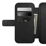 Nomad iPhone 16 Pro -kotelo Modern Leather Folio, musta