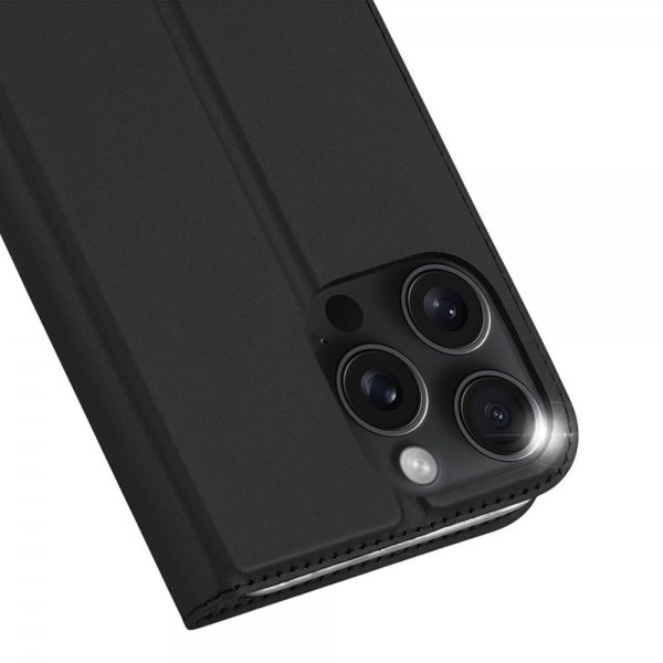 Dux Ducis iPhone 16 Pro -kuori Skin Pro Series, musta