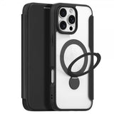 Dux Ducis iPhone 16 Pro -kuori Skin X Pro Series Kickstand MagSafe, musta