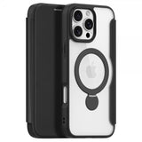 Dux Ducis iPhone 16 Pro -kuori Skin X Pro Series Kickstand MagSafe, musta